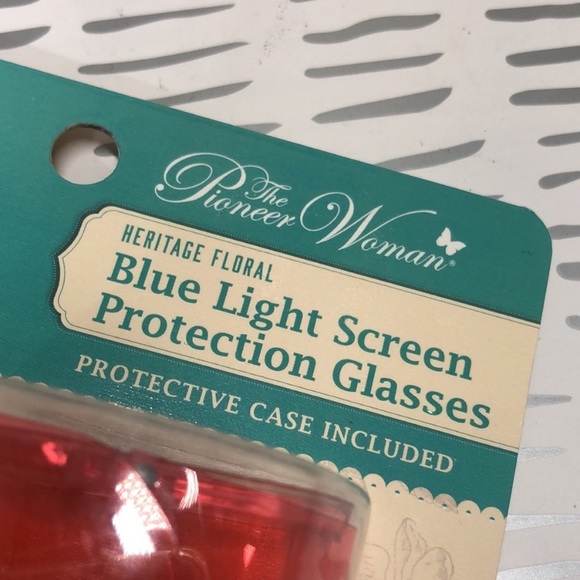 The Pioneer Woman Blue Light Glasses with Red Case - Picture 3 of 5